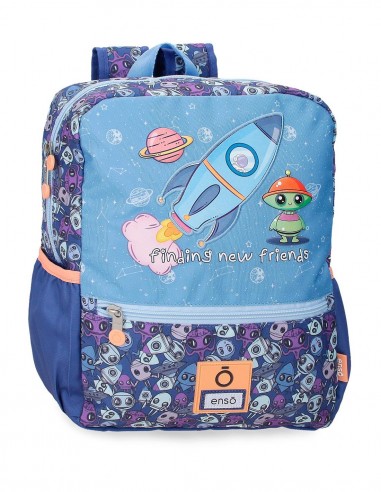 MOCHILA ENSO NEW FRIENDS 33 CM.
