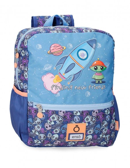 MOCHILA ENSO NEW FRIENDS 33 CM.