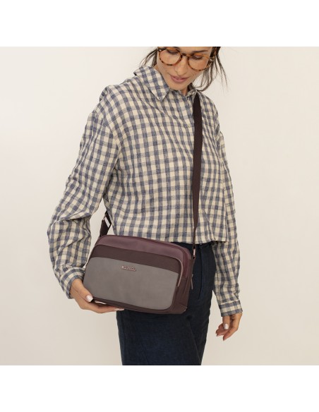 BOLSO BANDOLERA TRES COMPARTIMENTOS DARA GABOL