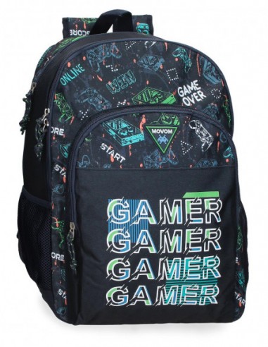 MOCHILA 44CM GAME OVER ADAP A CARRO...