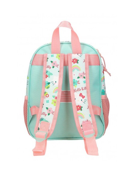 MOCHILA HELLO KITTY FLORAL 28CM