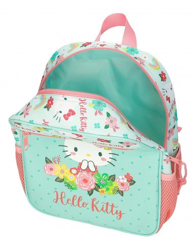 MOCHILA HELLO KITTY FLORAL 28CM