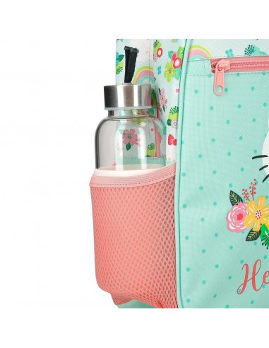 MOCHILA HELLO KITTY FLORAL 28CM