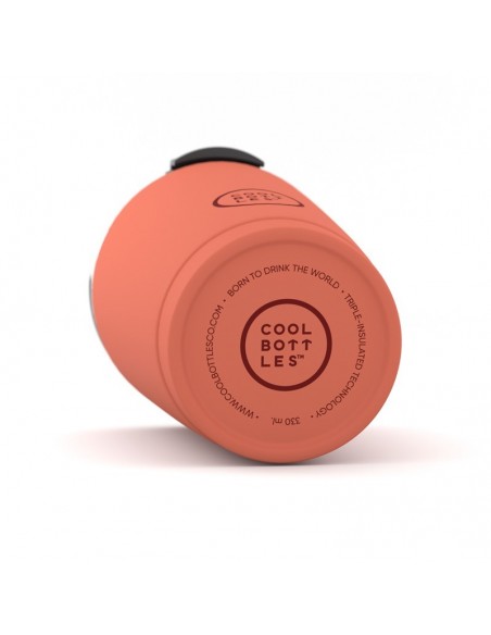 VASO ACERO INOXIDABLE 330 ML PASTEL CORAL COOL BOTTLES 330ml.