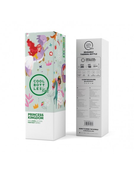 BOTELLA TÉRMICA 350 ML COOL BOTTLES PRINCESS KINGDOM