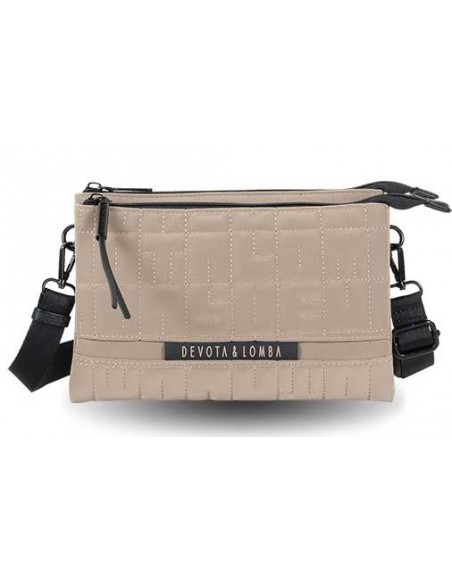 BOLSO BANDOLERA DOBLE PEQ. DEVOTA & LOMBA MASTER NUDE