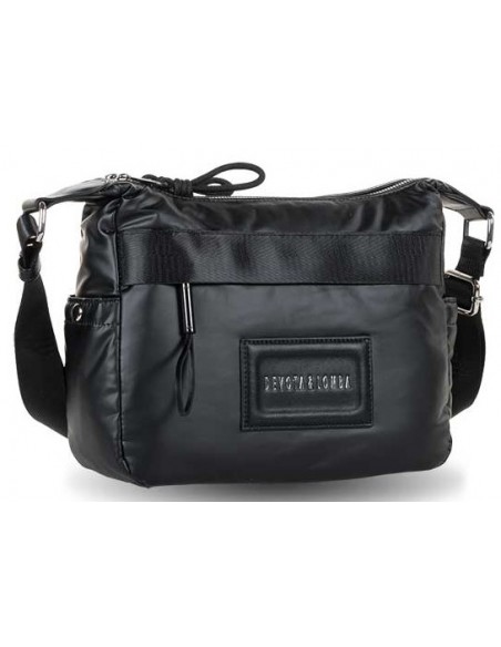 BOLSO BANDOLERA DOBLE DEVOTA & LOMBA SUNRISE NEGRO
