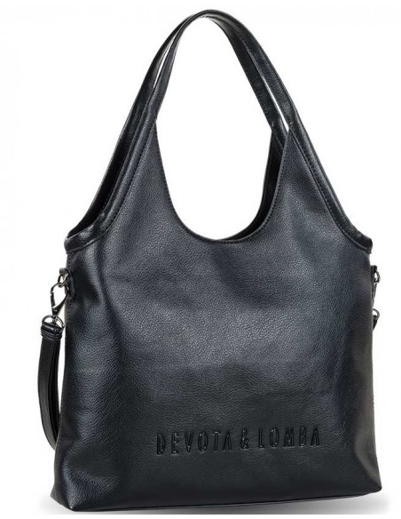 BOLSO DOS ASAS Y BANDOLERA DEVOTA & LOMBA GROUND NEGRO