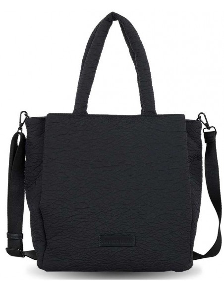 BOLSO DE HOMBRO Y BANDOLERA DEVOTA & LOMBA ELEPHANT NEGRO