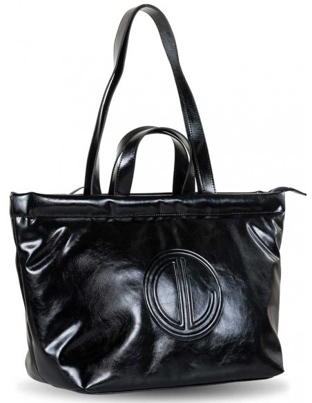 BOLSO DE HOMBRO DEVOTA & LOMBA SLEEK NEGRO