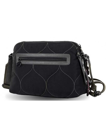 BOLSO BANDOLERA DOBLE VENTIS NEGRO