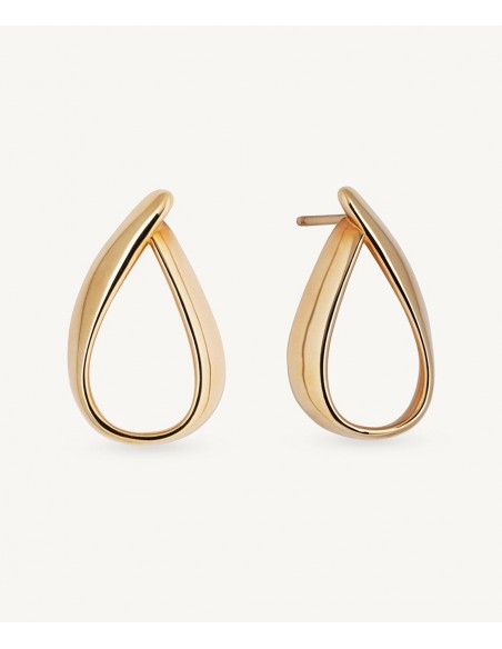 PENDIENTES LARGOS OVAL HALO ORO VIDAL & VIDAL