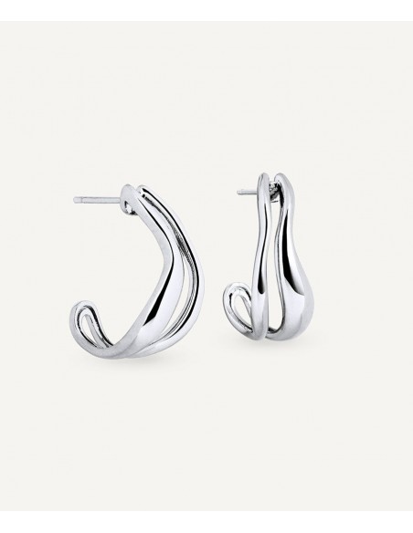 PENDIENTES SEMILUNA SPIRAL WAVES VIDAL & VIDAL