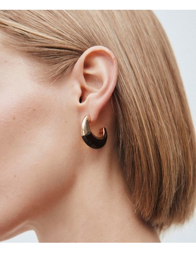 PENDIENTES SEMILUNA COFFEE CON...