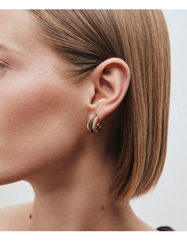 PENDIENTES DE ARO DOBLE ABIERTO CON...