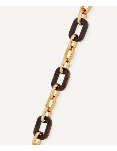 PULSERA ESLABONES COFFEE CON ACETATO...