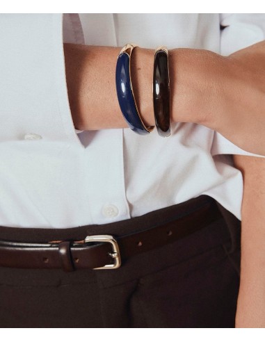 BRAZALETE RÍGIDO COFFEE CON ACETATO Y...