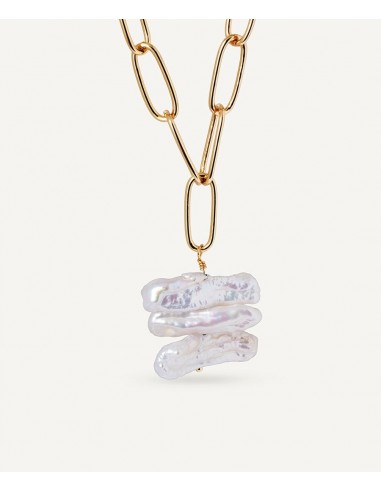 COLGANTE ESLABONES SAVIA CON PERLAS...