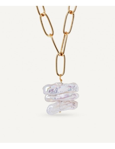 COLGANTE ESLABONES SAVIA CON PERLAS CULTIVADAS VIDAL & VIDAL