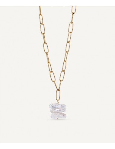 COLGANTE ESLABONES SAVIA CON PERLAS...