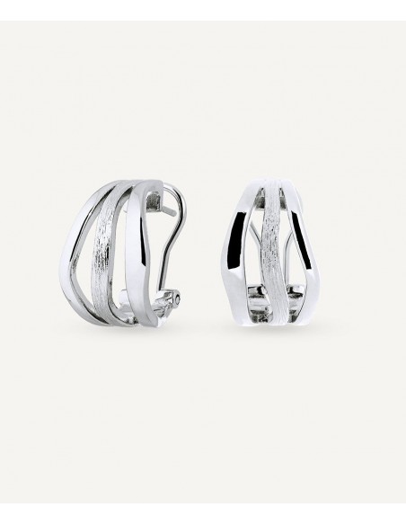 PENDIENTES DE ARO MINI TEXTURAS MAR VIDAL Y VIDAL