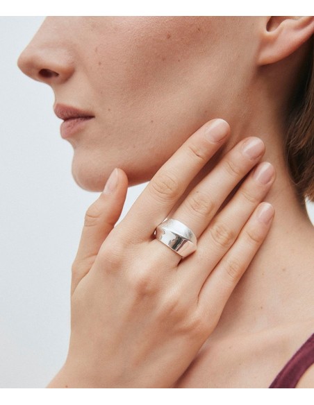 ANILLO VOLUMEN TEXTURA DUAL VIDAL & VIDAL