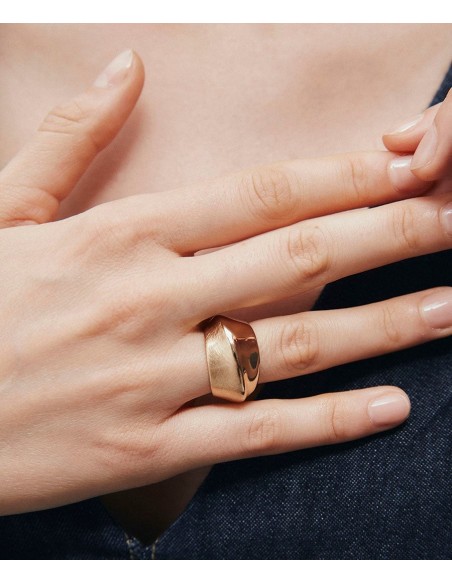 ANILLO VOLUMEN TEXTURA DUAL VIDAL & VIDAL