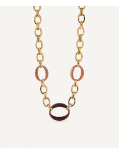 COLLAR ESLABONES CARAMEL...