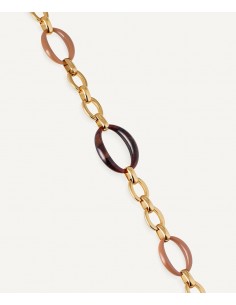 COLLAR ESLABONES CARAMEL... 2