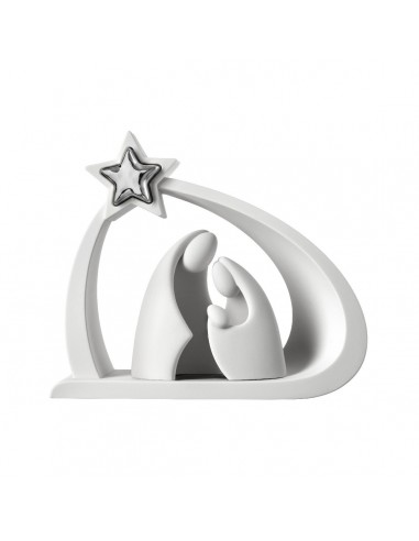 NACIMIENTO ESTRELLA BLANCO ÓVALO 9x11CM.