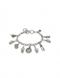 PULSERA CICLÓN COSTURERA PLATA