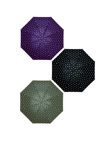 PARAGUAS DEVOTA & LOMBA METALLIC DOTS
