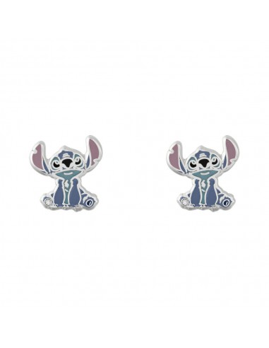 PENDIENTES STITCH BRONCE CON BANDEJA