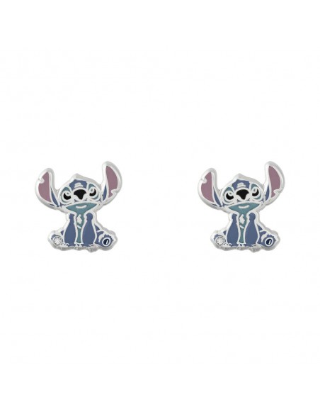 PENDIENTES STITCH BRONCE CON BANDEJA
