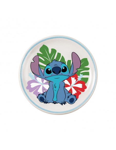 PENDIENTES STITCH BRONCE CON BANDEJA