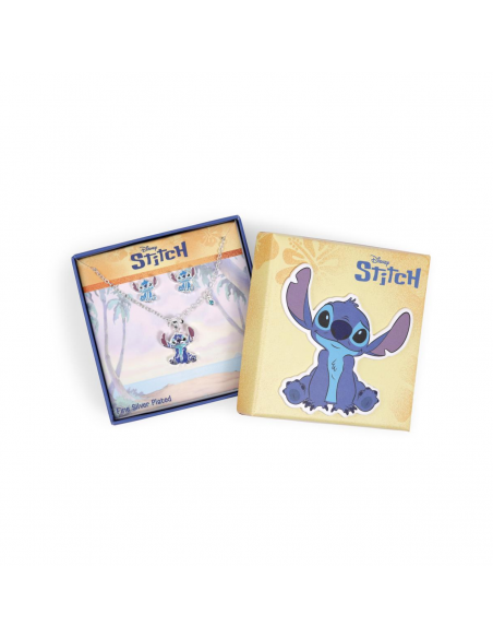 SET COLLAR Y PENDIENTES STITCH BRONCE DISNEY