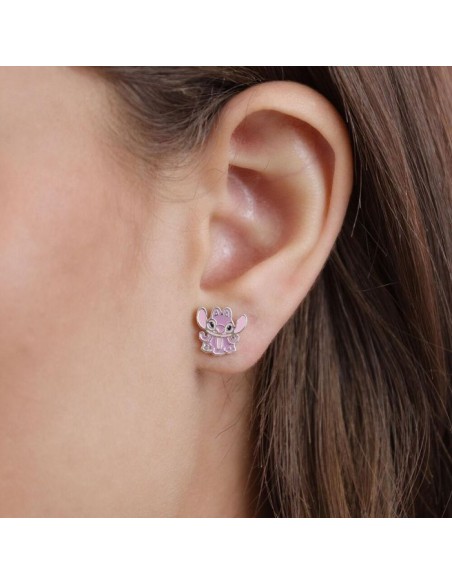 PENDIENTES BRONCE PLATEADO ANGEL