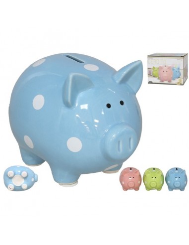 HUCHA CERDITO CERÁMICA LUNARES GRANDE