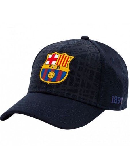 GORRA SOCCER FC BARCELONA ADULTO MARINO