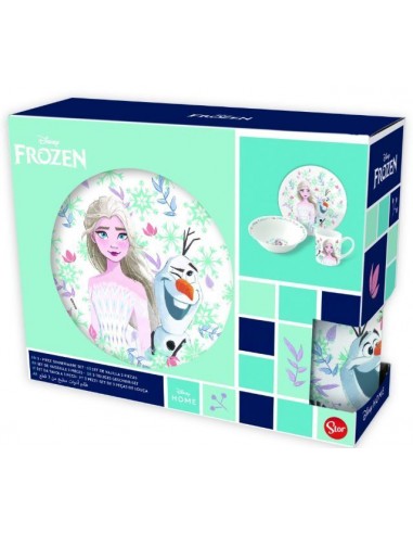 SET DE VAJILLA 3 PIEZAS FROZEN