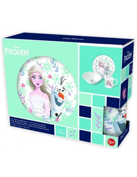 SET DE VAJILLA 3 PIEZAS FROZEN