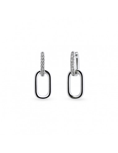 PENDIENTES DE ARO ALARGADO CON...