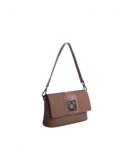 BOLSO DE HOMBRO Y BANDOLERA AMICHI CON SOLAPA