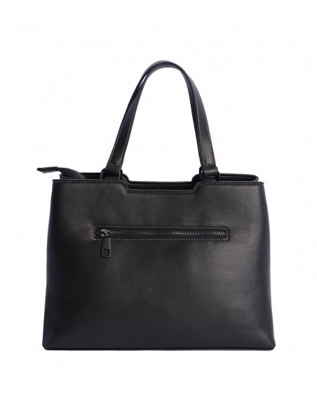 BOLSO DE MANO Y BANDOLERA AMICHI LPOEMA NEGRO