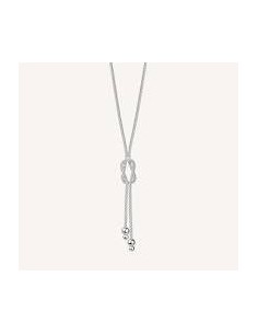 COLLAR NUDO PLATA DE LEY...