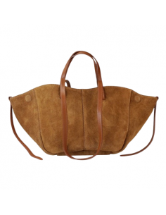 BOLSO TOTE SERRAJE CAMEL