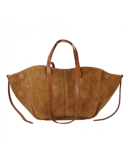BOLSO TOTE SERRAJE CAMEL