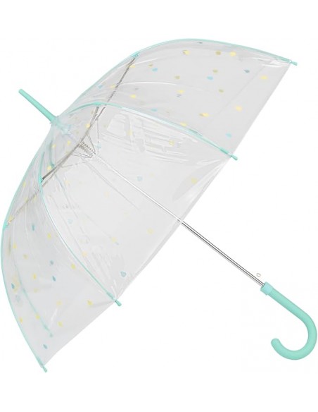PARAGUAS RIGIDO TRANSPARENTE Mr. WONDERFULL 61/8 " BOMBA "