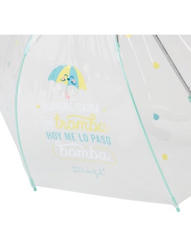 PARAGUAS RIGIDO TRANSPARENTE Mr....