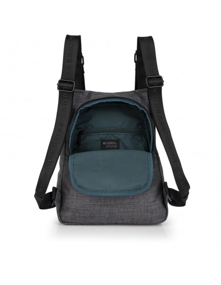 BOLSO MOCHILA ANTIRROBO GABOL SHANI GRIS